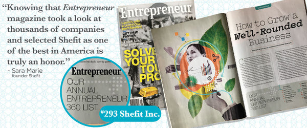 Shefit lands 'best entrepreneurial companies in US' list