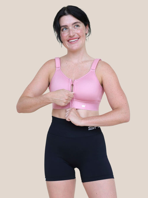 Rising Rose Ribshine Flex Sports Bra Size Medium