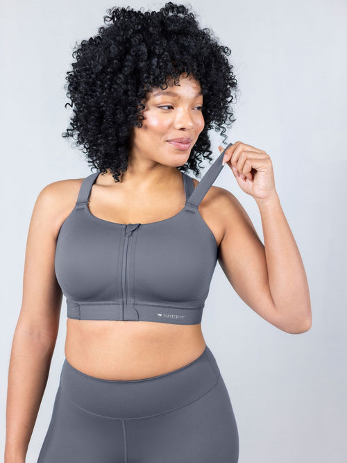 Emerge Sports Bra - Steady Grey
