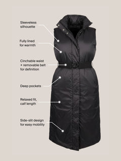 Long Puff Vest