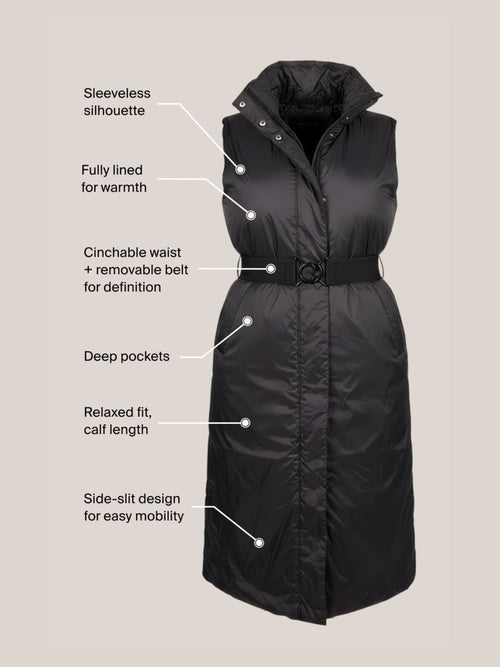 Long Puff Vest