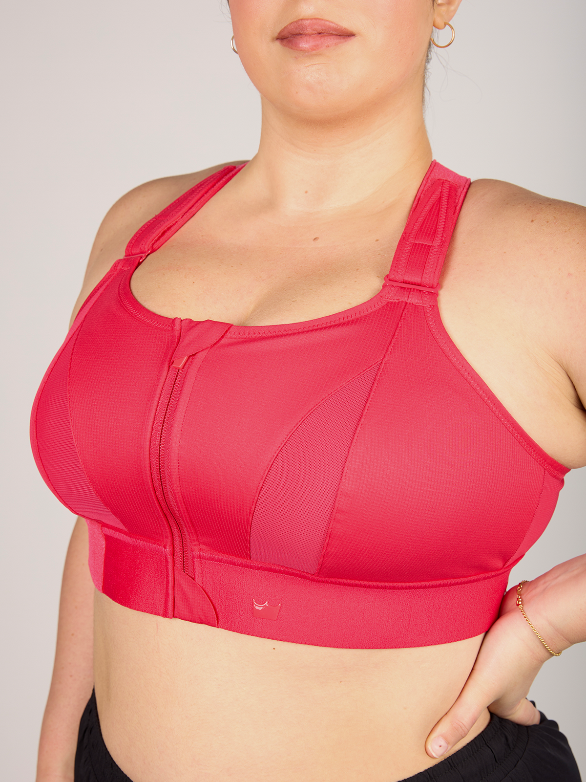 Ultimate Sports Bra Front Close Adjustable High Impact SHEFIT