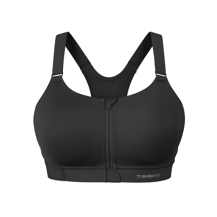 Emerge Sports Bra - Black in Black color