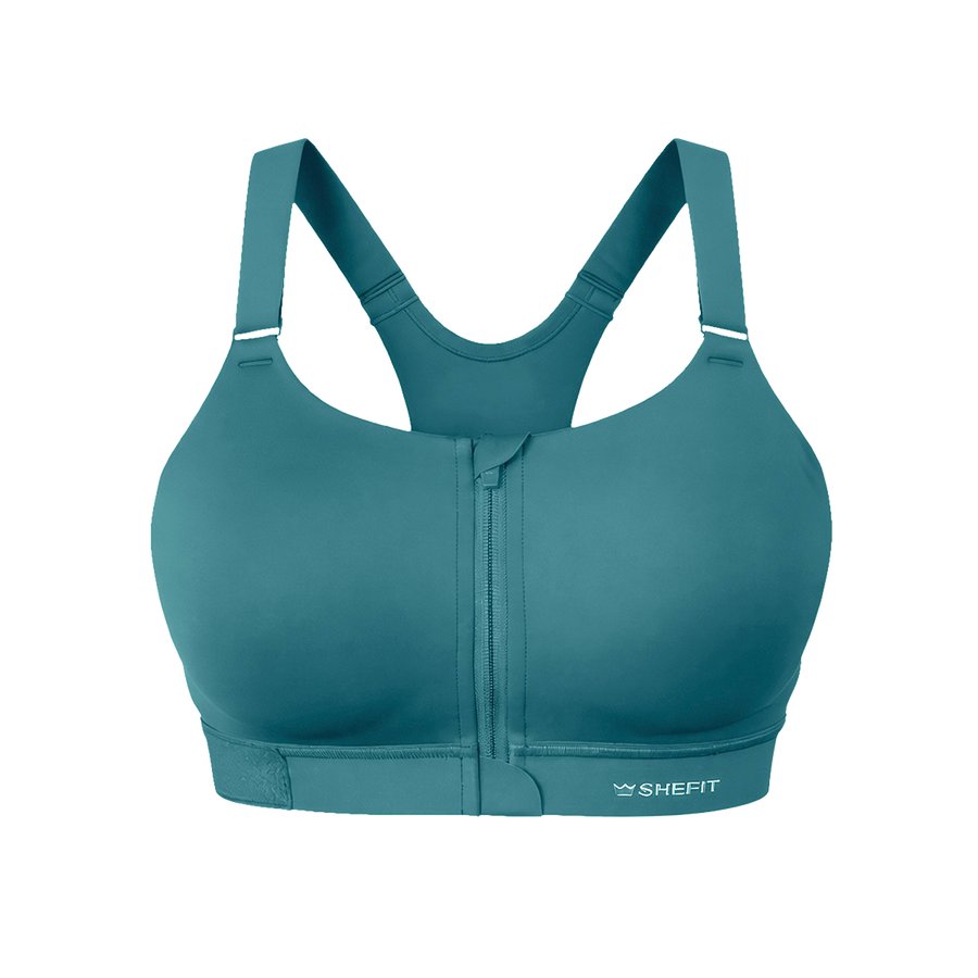 Emerge Sports Bra - Focused Teal in Focused Teal color