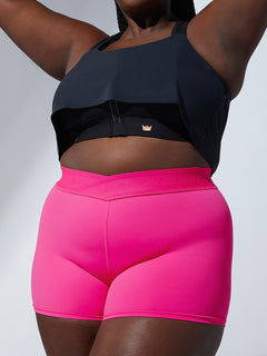 V Waist Biker Short
