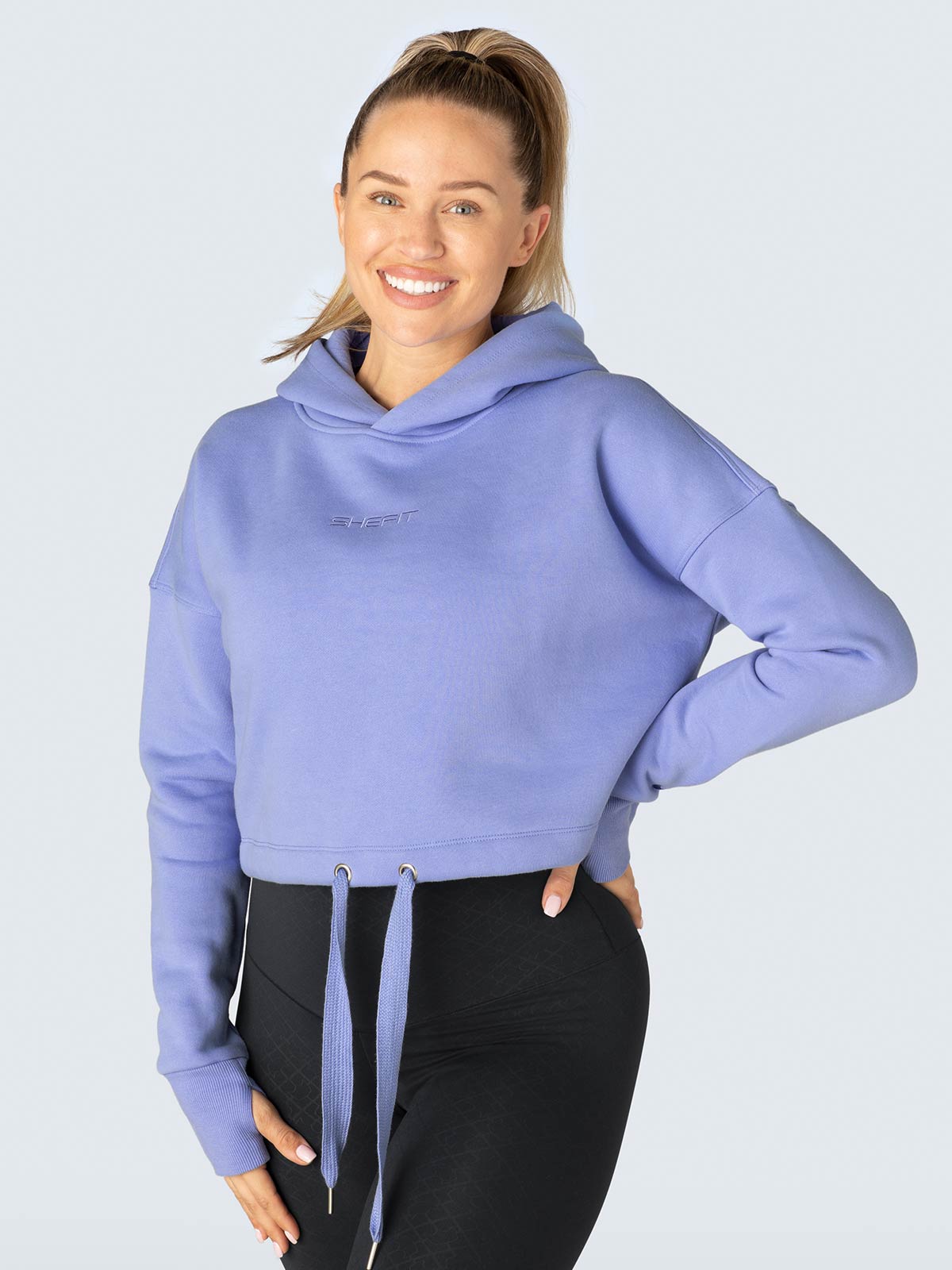 Comfort Hoodie Periwinkle – SHEFIT - Main Image