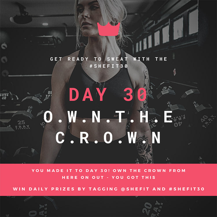 DAY 30 O.W.N.T.H.E.C.R.O.W.N