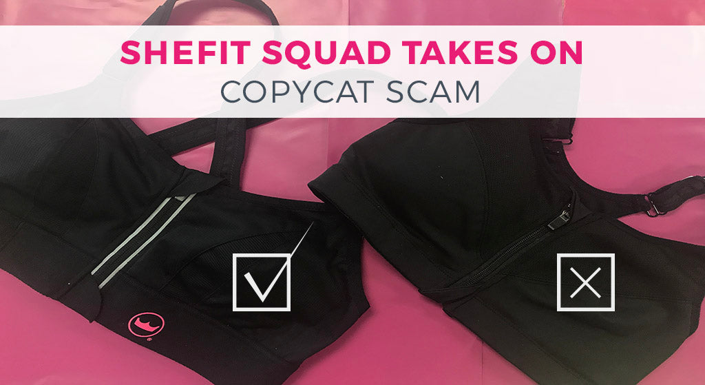 How the Shefit Ultimate Sports Bra Squad Tackles Copycat Scam Bras