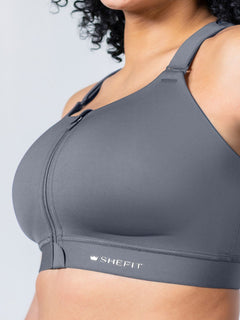 Emerge Sports Bra - Steady Grey