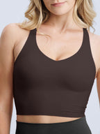 Boss Longline Bra - Chocolate Triumph