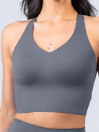 Boss Longline Bra - Steady Grey
