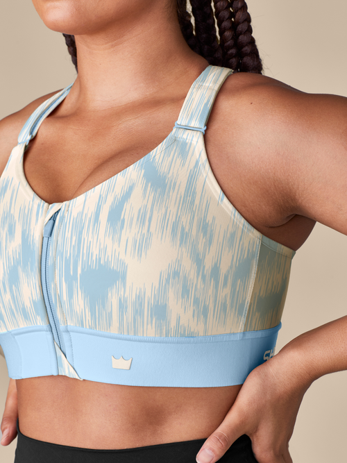 Limitless Sky Blue Flex Sports Bra