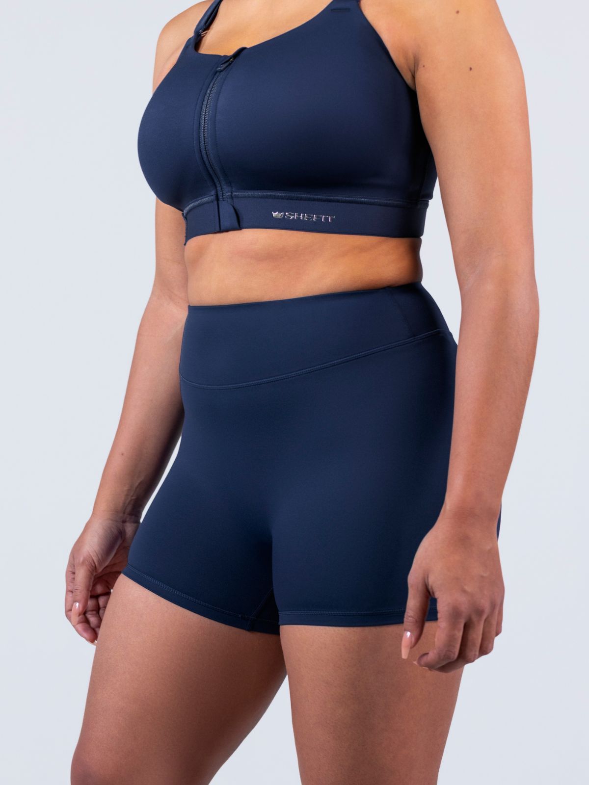 CloudNine™ No Front Seam Short - Bold Navy – SHEFIT
