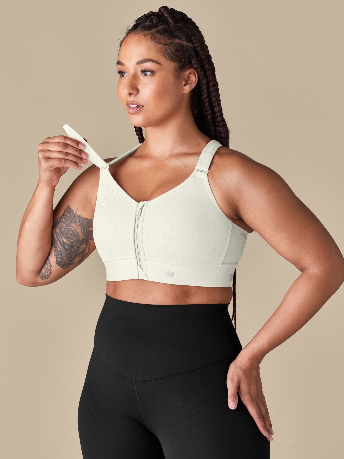 Flex Sports Bra™ - Vanilla Vibe Jacquard – SHEFIT