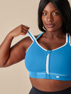 Bold Pool Blue Flex Sports Bra