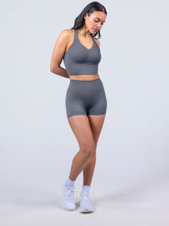 Boss Longline Bra - Steady Grey