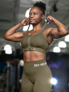 Combat Green Seamless Shorts