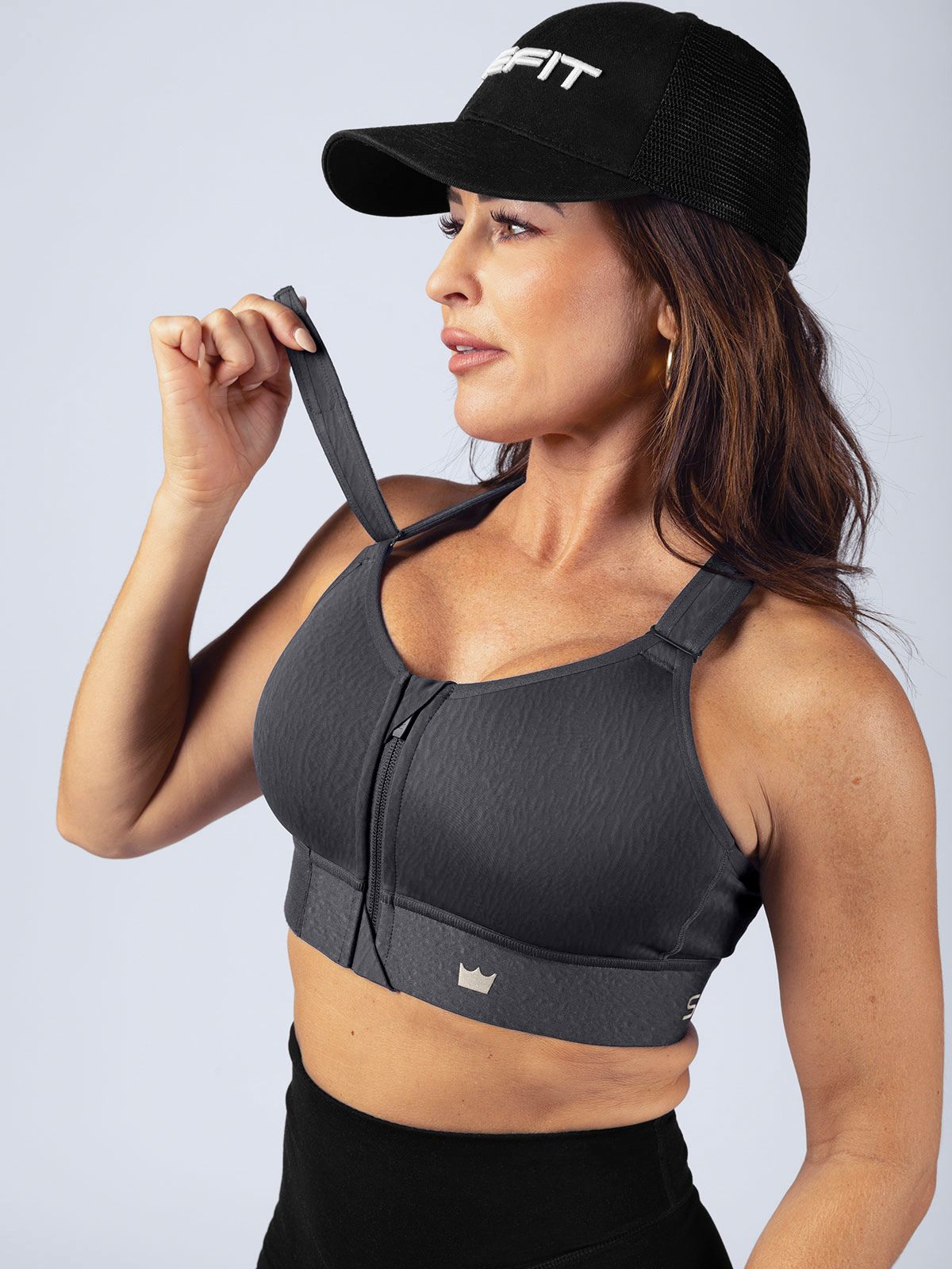 Flex Sports Bra™ - Black Jacquard – SHEFIT