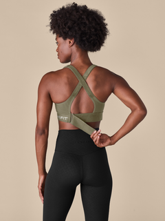 Dark Olive Ultimate Sports Bra