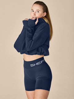 Bold Navy Seamless Shorts