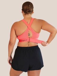 Charged Coral Ultimate Sports Bra Size 3Luxe
