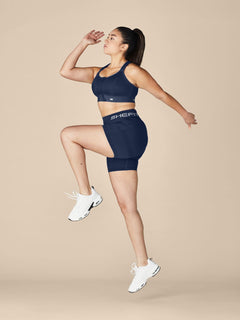 Bold Navy Seamless Shorts