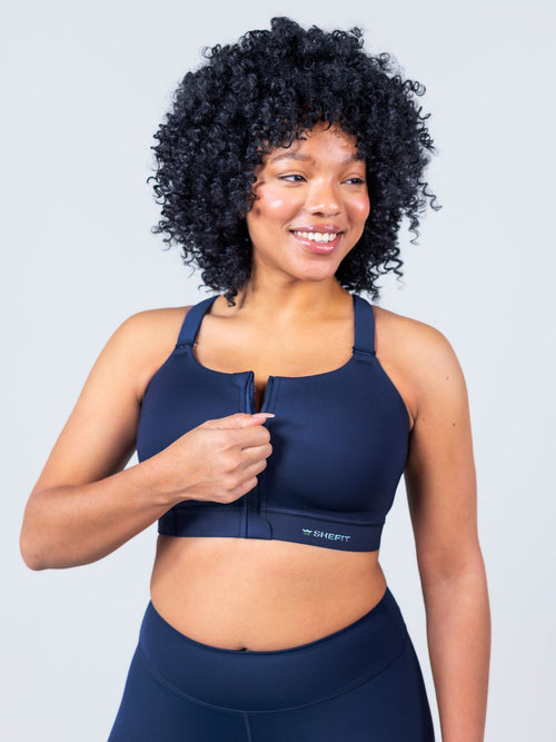 Emerge Sports Bra - Bold Navy