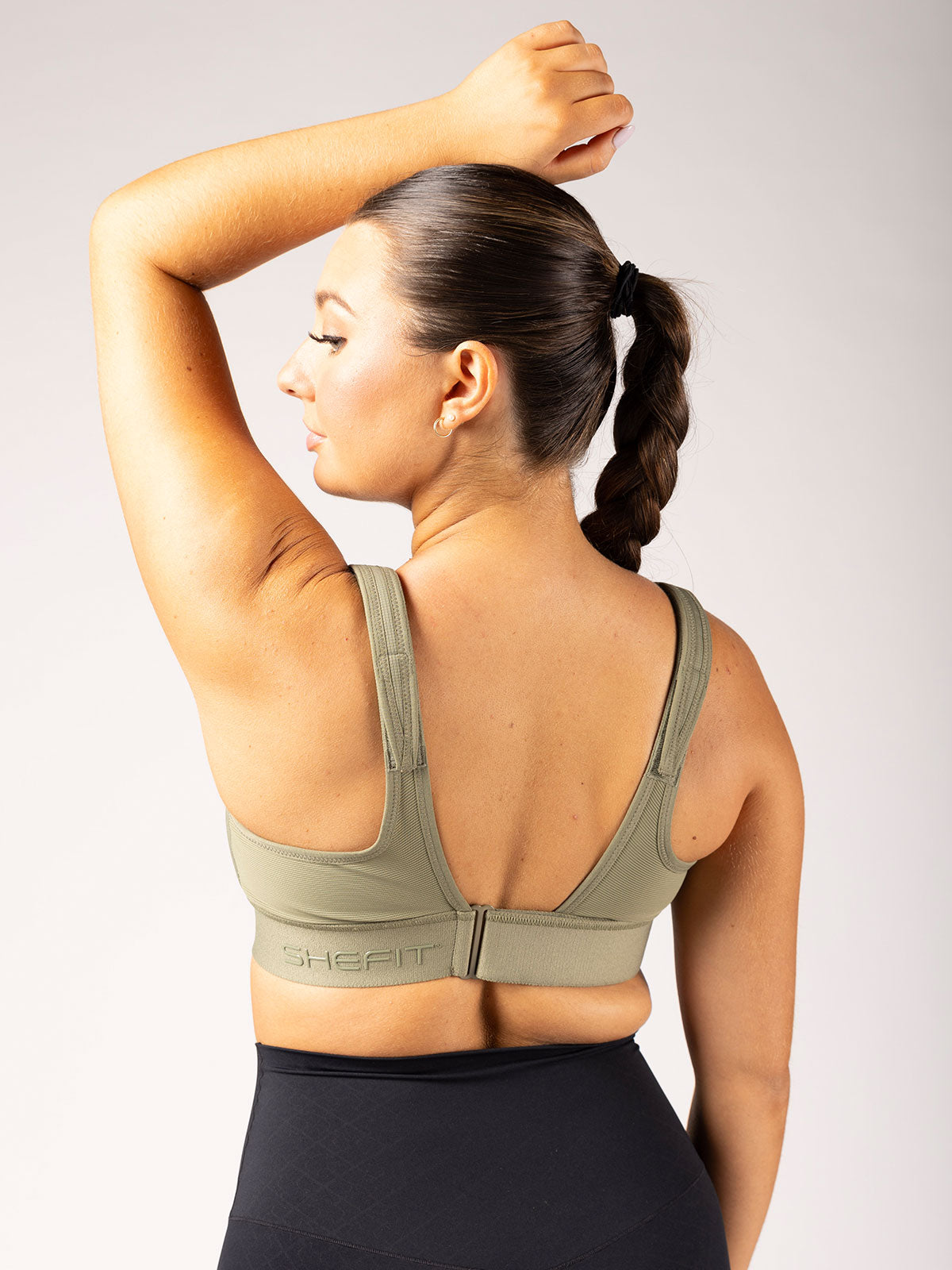 SHEFIT - Never turn your back on you. Work for what you want! Did you know  you can wear your SHEFIT as a bathing suit top?! Get your Black Ultimate  Sports Bra
