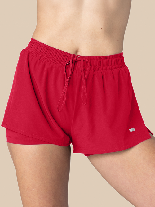 2-in-1 Running Shorts - Lollipop