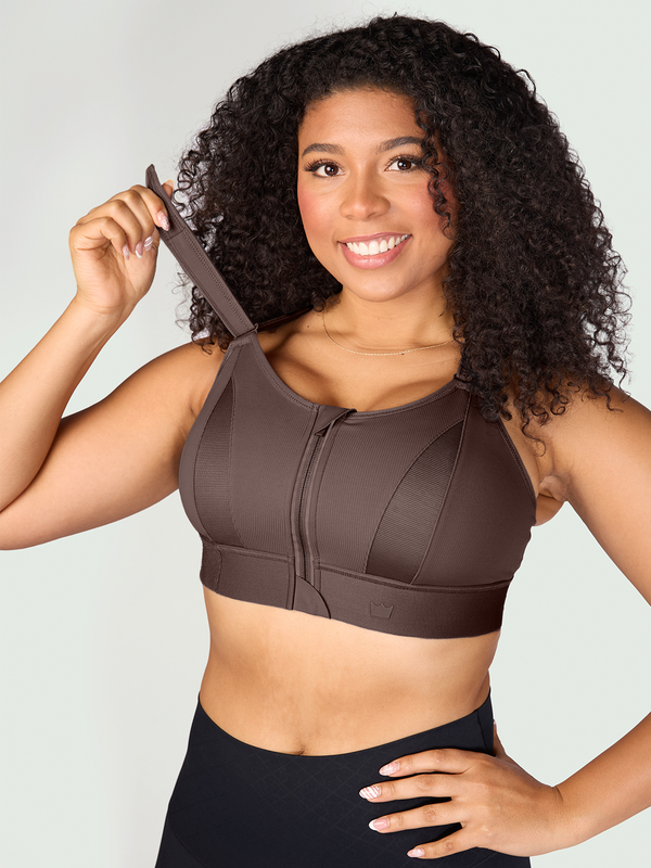 New Shefit Sports Bra Peach Size 5-Luxe With Laundry Bag