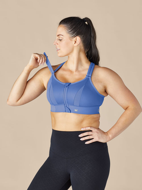 Ultimate Sports Bra, Ultramarine, Size Luxe