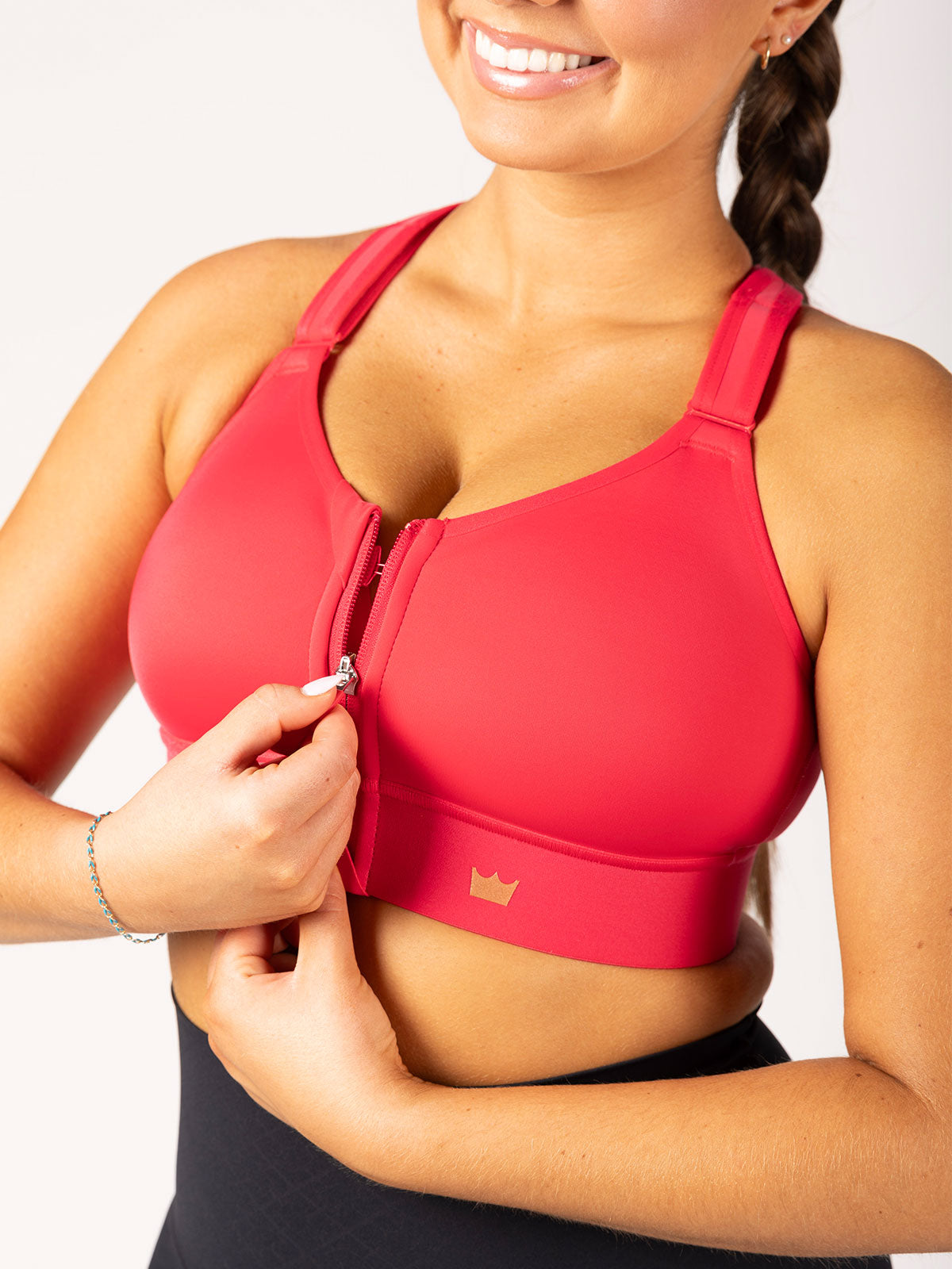 barely there CustomFlex Fit Wire-Free Sports Bra Women Magenta