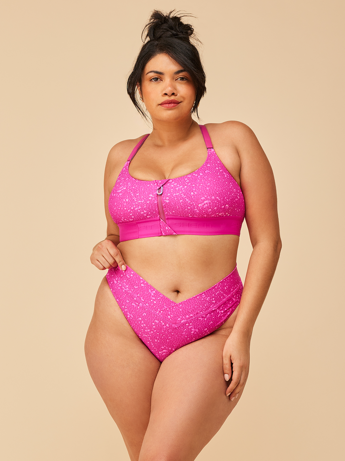 Zip Front Bikini Top SHEFIT