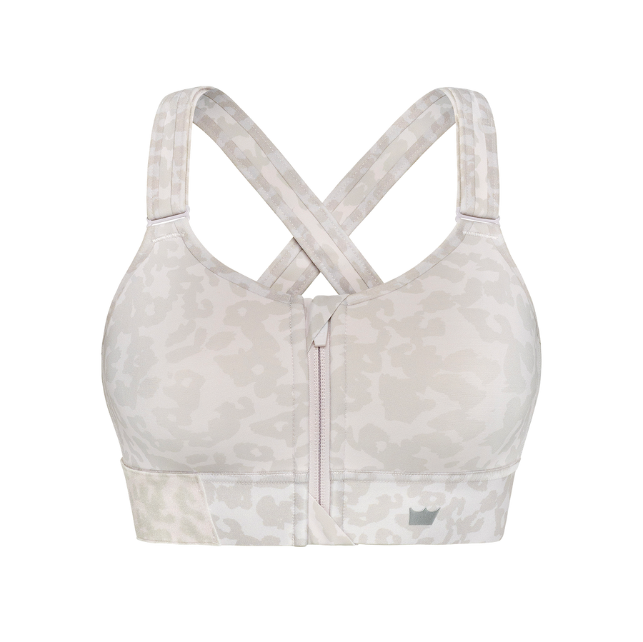 Flex Sports Bra - Steel Cheetah in Steel Cheetah color