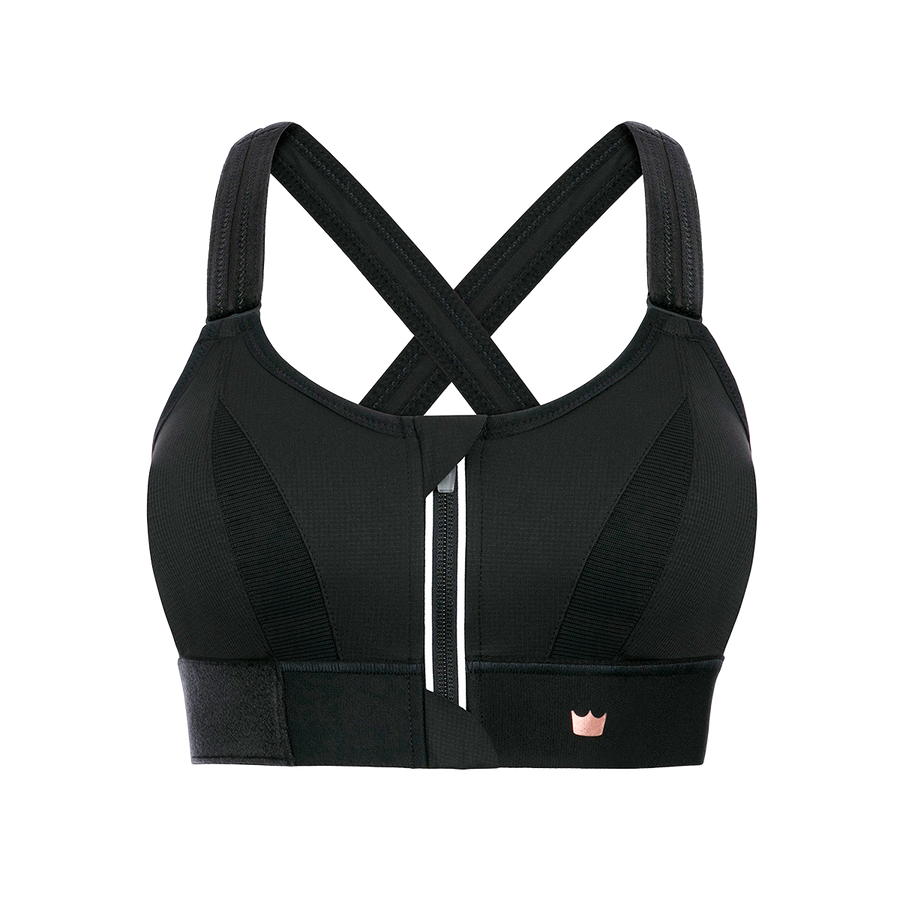 Ultimate Sports Bra® - Black in Black color