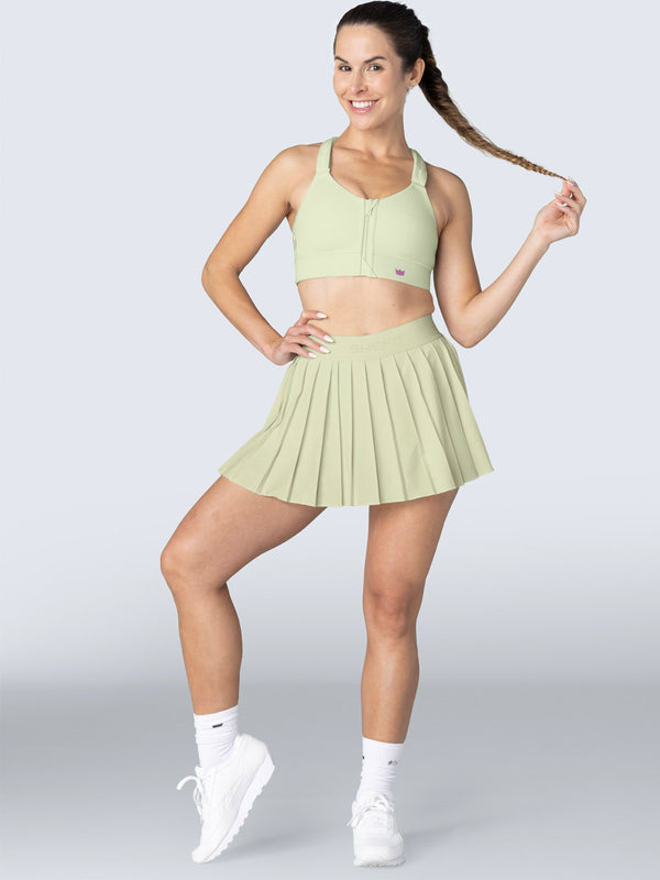 SHEFIT®  Pleated Skirt - Lime