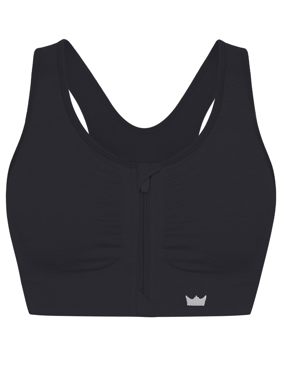 relayinert 2pack/lot Experience Unparalleled Comfort | Zip Front Sports Bra  With Seamless Construction Bras black + gray XL 2Set