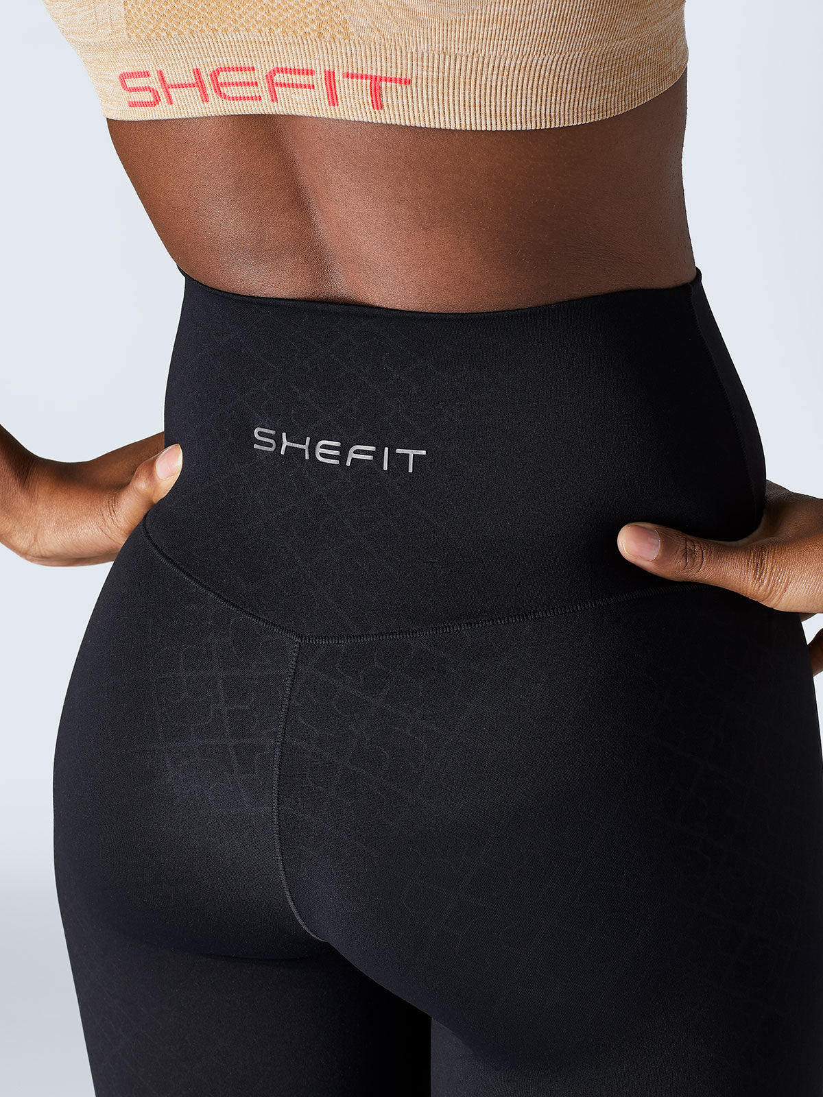 SHEFIT Boss Performance Leggings for Women, Black, Medium 