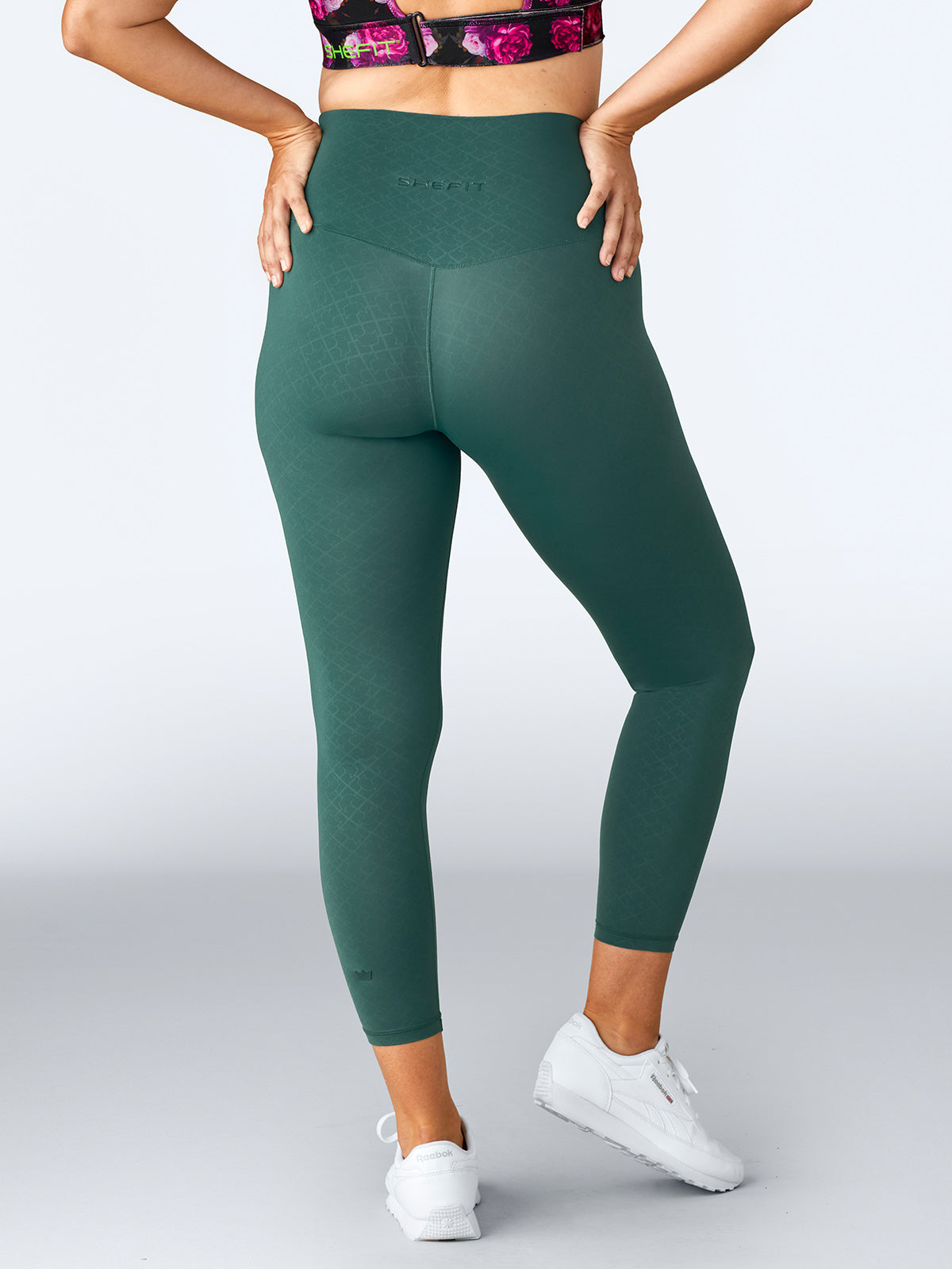 Emerald Green Diamond Legging, Women's Leggings, LuxeLadyFit
