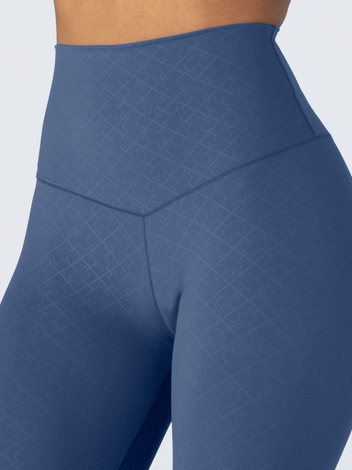 Shascullfites gym and shaping Navy Blue Sports Legging High