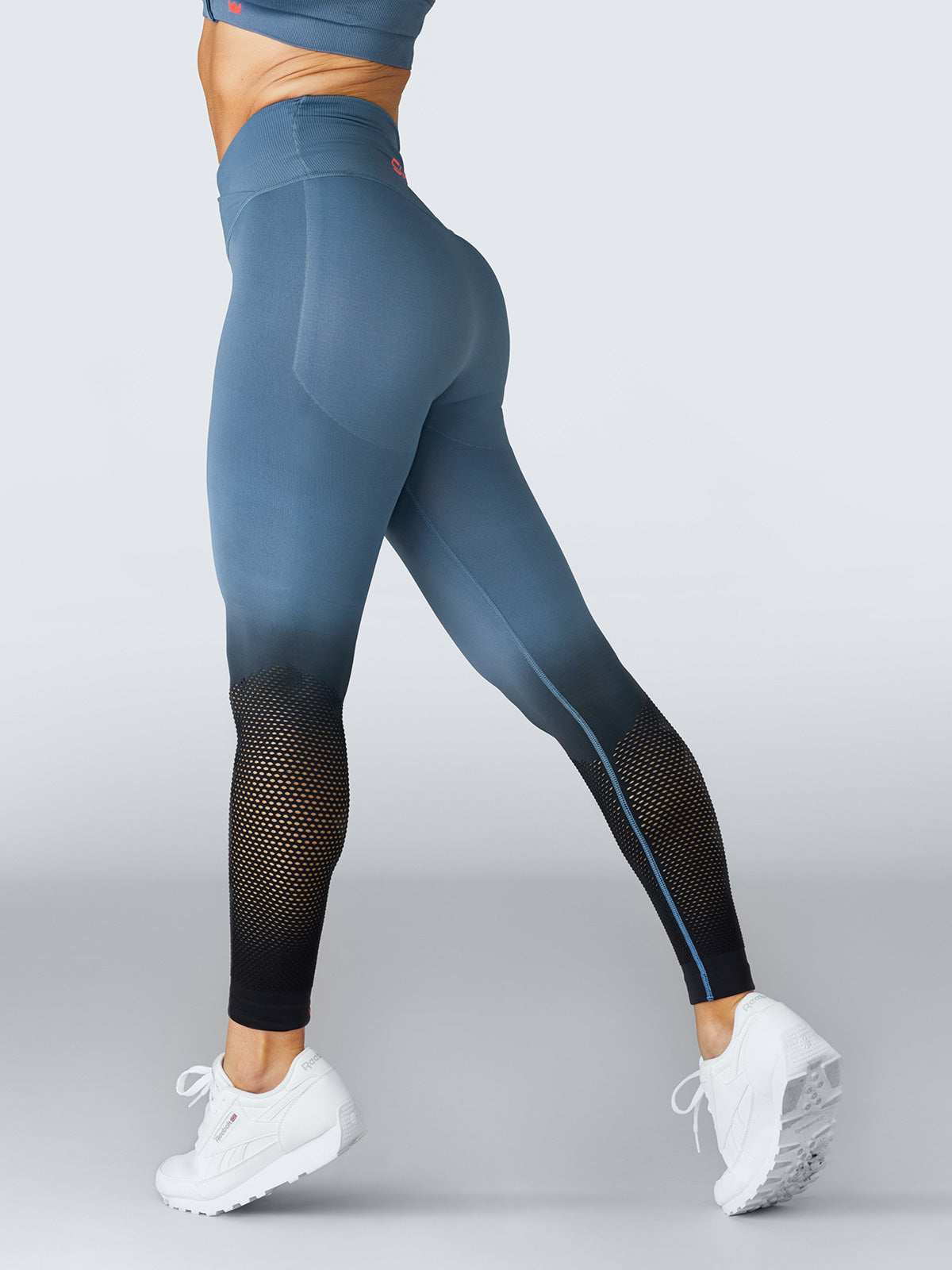 Seamless Leggings - Washed Denim Ombre