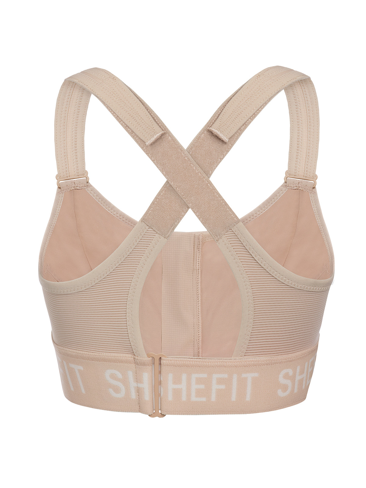 New SHEFIT Tie Dry Ultimate Sports Bra 6 LUXE High Impact Zipper Adjustable  PADS