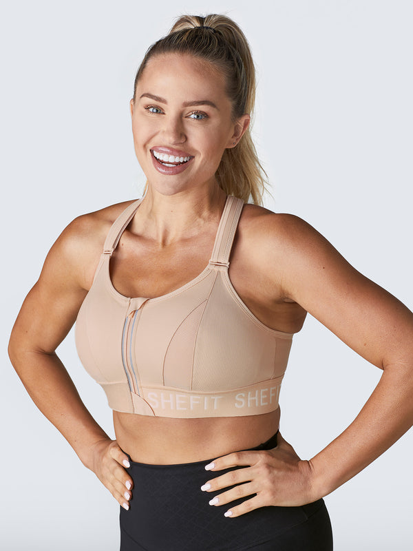 Ultimate Sports Bra - Front Zip, Adjustable, High Impact Sports