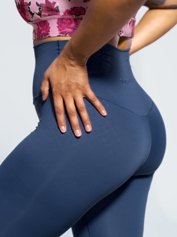 SHEFIT, Pants & Jumpsuits, Shefit Nwt Blue Velvet Leggings Bag Scrunchie  Set Gym Soft Stretch Yoga Sexy