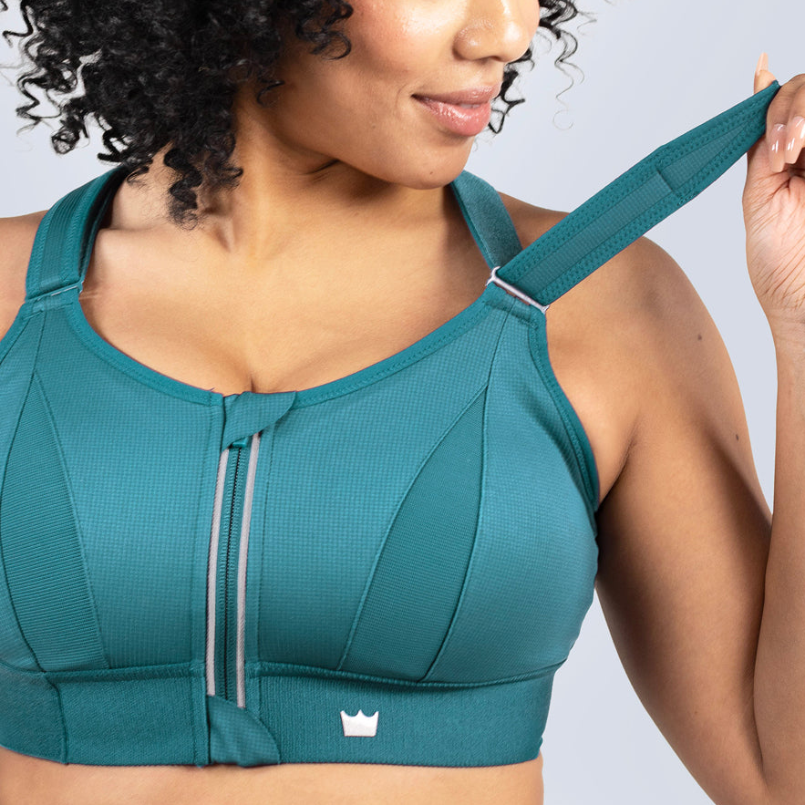 Close view of an adjustable SHEFIT shoulder strap