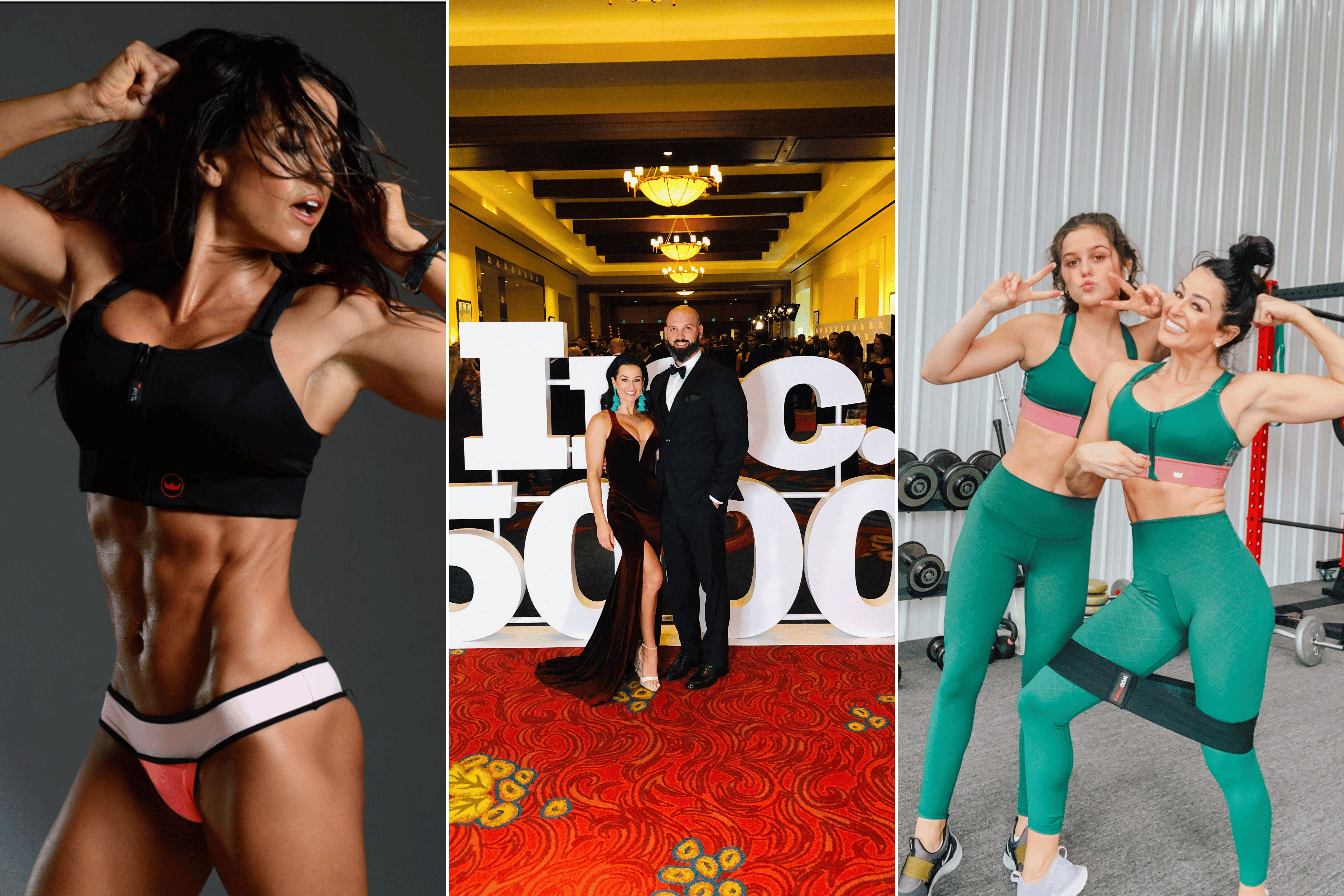 Official SHEFIT Inventor’s Day photo collection showing the founder story, sports bras and life beyond work
